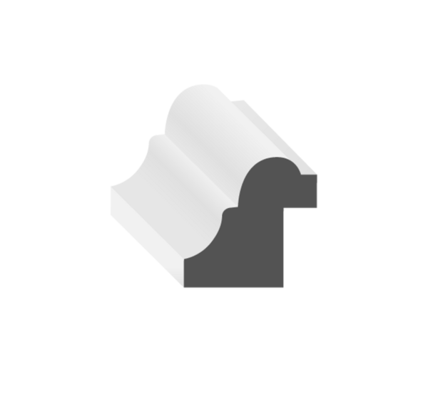 Poplar Cove Inset Panel Mould Cap for 1/2" Panels