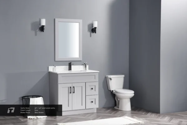 Solid Wood Vanity- 36"\42" - Image 4