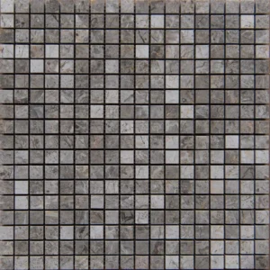 TUNDRA GREY SQUARE POLISHED MARBLE MOSAIC