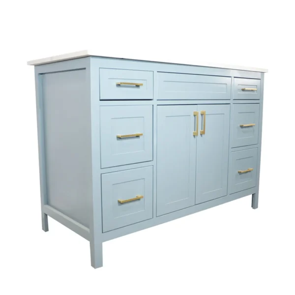 Victoria 48 inch Sky Blue Vanity - Image 2