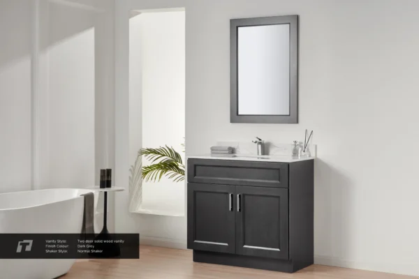 Two Door Solid Wood Vanity