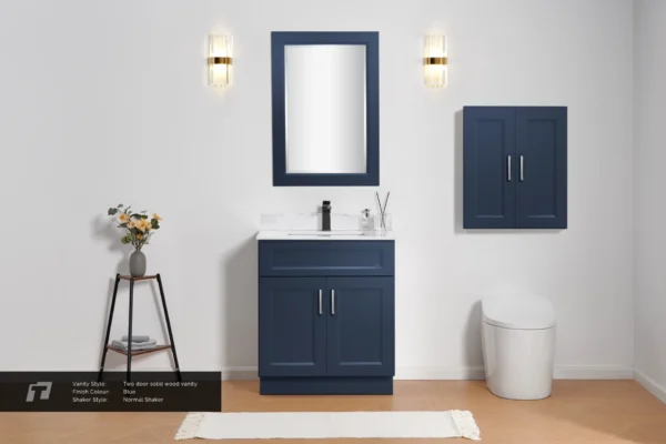Two Door Solid Wood Vanity - Image 4